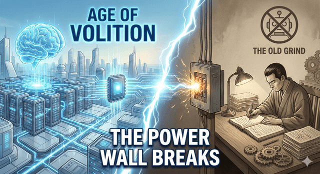 The Age of Volition: When the Power Wall Breaks